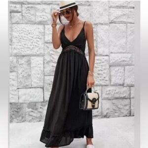 NWT JASON WU Cotton Black Dress SZ M